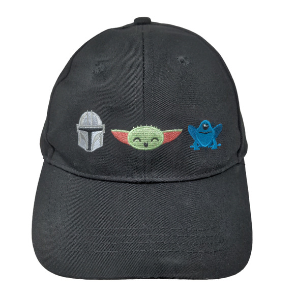 Disney Star Wars Boy's Slideback Hat Black Size 59CM Mandalorian Baby Yoda - Picture 1 of 10